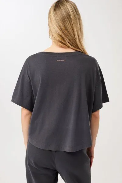 mandala mandala Boxy Tee, Grey (grau), – Produktbild 2 von 3