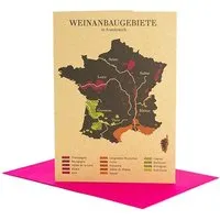 Bow & Hummingbird Bow & Hummingbird Grußkarte Weinanbau in Frankreich – Produktbild 1 von 1