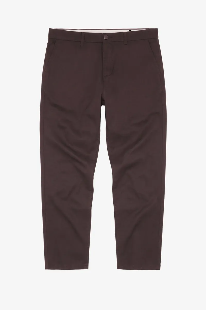KnowledgeCotton Apparel KnowledgeCotton Apparel Herren vegan Hose Canvas Chuck Regular Chocolate Torte, Braun, – Produktbild 1 von 1
