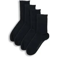 Living Crafts LIVING CRAFTS - Damen Socken, 2er-Pack - Schwarz (98% Bio-Baumwolle; 2% Elasthan), Nachhaltige Mode, Bio Bekleidung, Schwarz, – Produktbild 1 von 1
