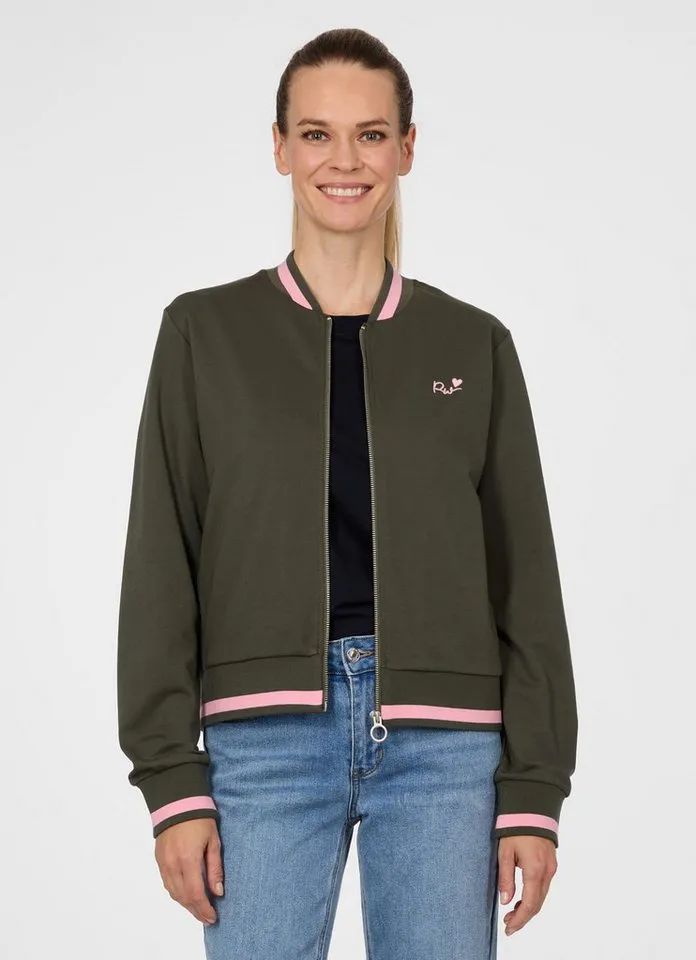 ragwear ragwear Sweatjacke DORON mit Reißverschluss, aus Baumwolle und Polyester, normale Passform, Grün, – Produktbild 1 von 3