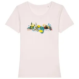 Spangeltangel Spangeltangel Damen T-Shirt „Chemnitz“, für Frauen, Stadt, bedruckt, Biobaumwolle – Produktbild 1 von 1