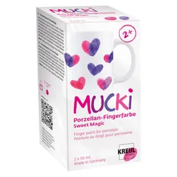 KREUL KREUL MUCKI Porzellan-Fingerfarbe Set Sweet Magic – Produktbild 1 von 1