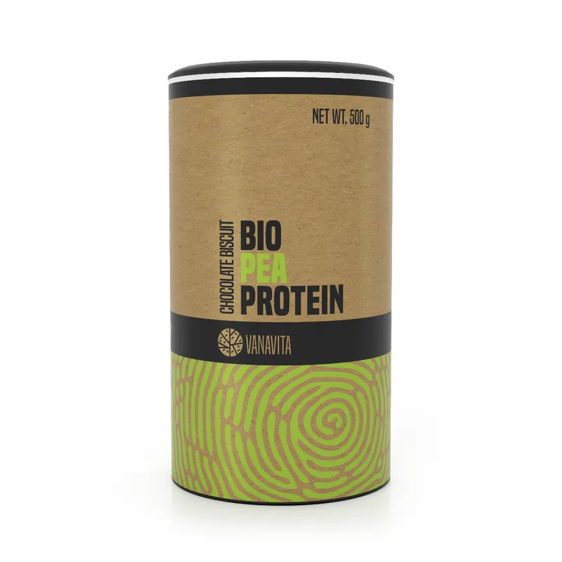 GymBeam Bio VanaVita BIO Erbsenprotein 500 g Schokoladenkeks – Produktbild 1 von 1