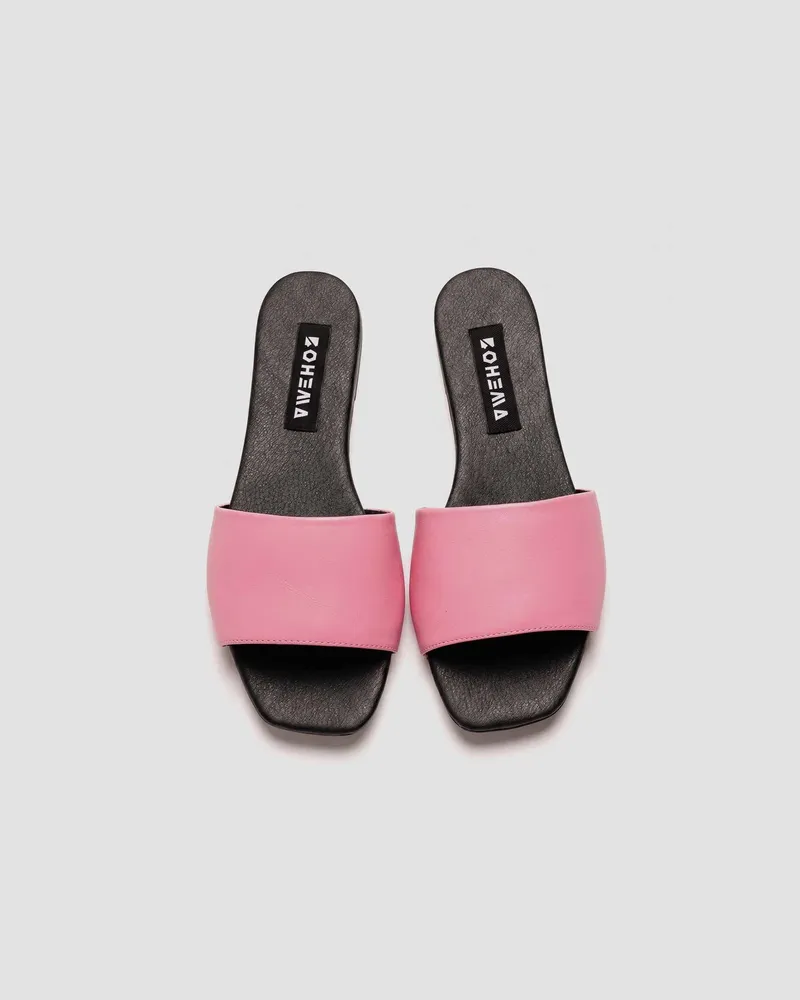 BOHEMA BOHEMA Damen vegan Slides Mellow Pink, Rosa, – Produktbild 1 von 2