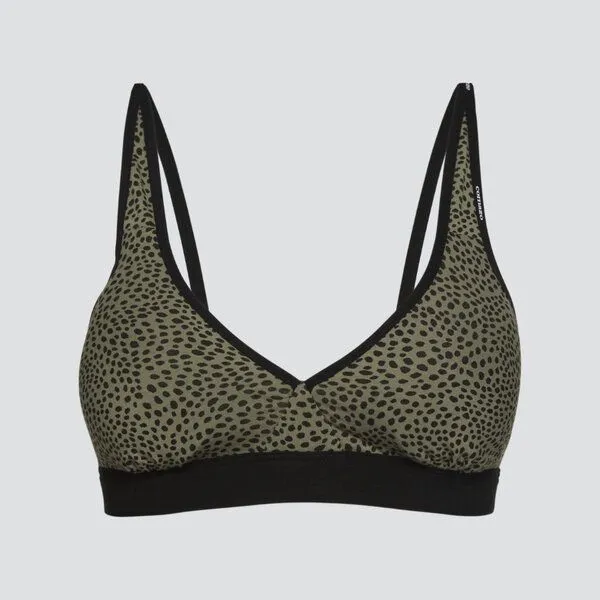 comazo|earth comazo|earth Fairtrade BH | GOTS zertifiziert, Olive bedruckt, – Produktbild 2 von 3