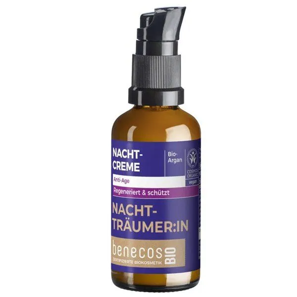 Benecos benecosBIO NACHTTRÄUMER:IN NACHTCREME BIO-ARGAN - REIFE HAUT – Produktbild 1 von 1