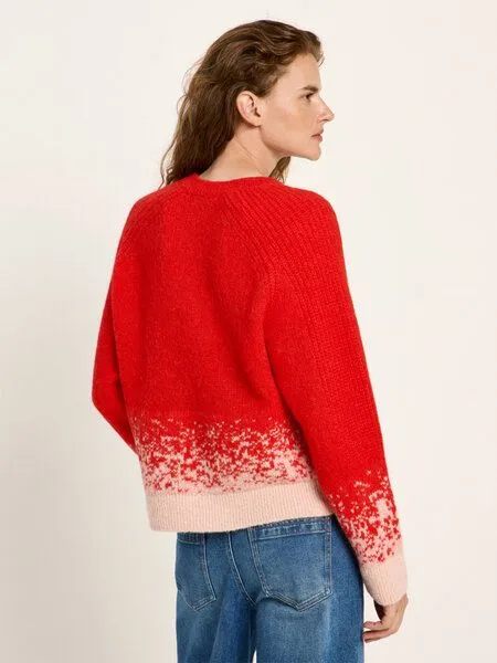 LANIUS LANIUS Jacquard Pullover, Red alert, – Produktbild 2 von 4