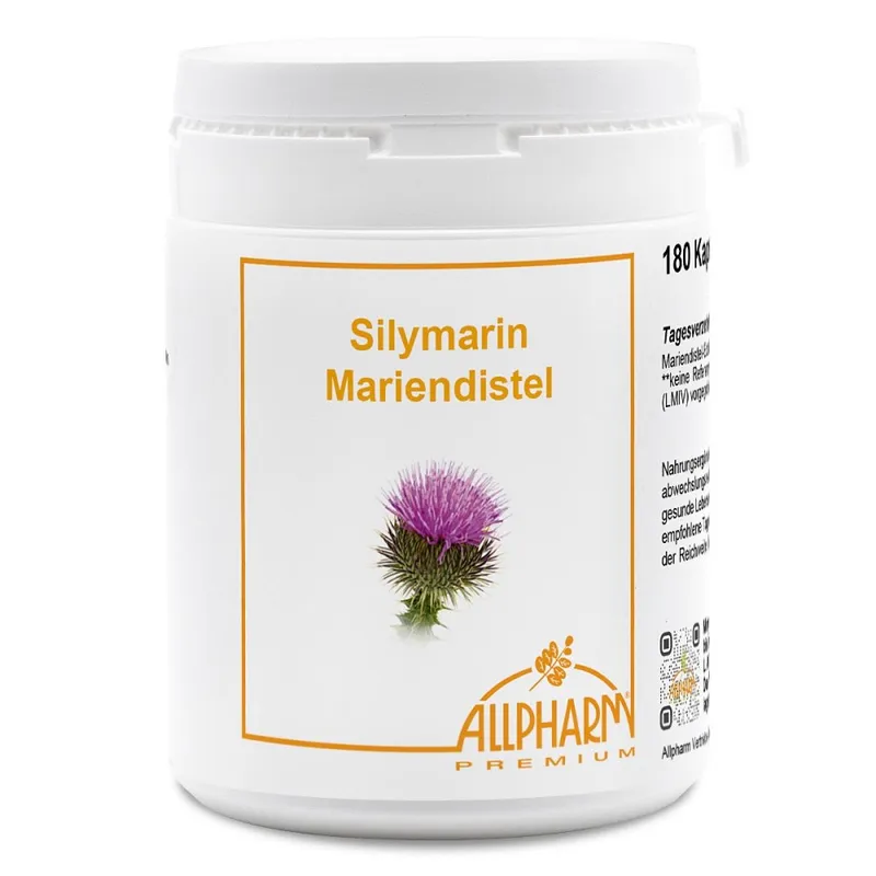 ALLPHARM Silymarin 80% Mariendistel Allpharm Premium Kapsel (n) – Produktbild 2 von 2