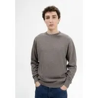 MELA MELA Feinstrick Pullover Style HIMAL aus 100% Bio-Baumwolle, Bear melange, – Produktbild 1 von 1