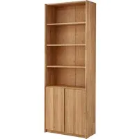 TPT Regalschrank "buxing 3.0." mit 2 kurzen Türen, B 80 x T 36 x H 222 cm, Wildeiche – Produktbild 1 von 1