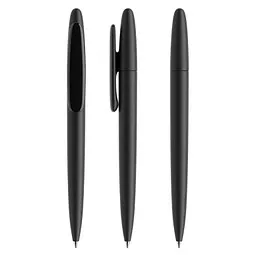 prodir prodir® Drehkugelschreiber DS5 Soft Touch TRR Twist, blaue Mine, schwarz/schwarz, Schwarz, – Produktbild 1 von 1