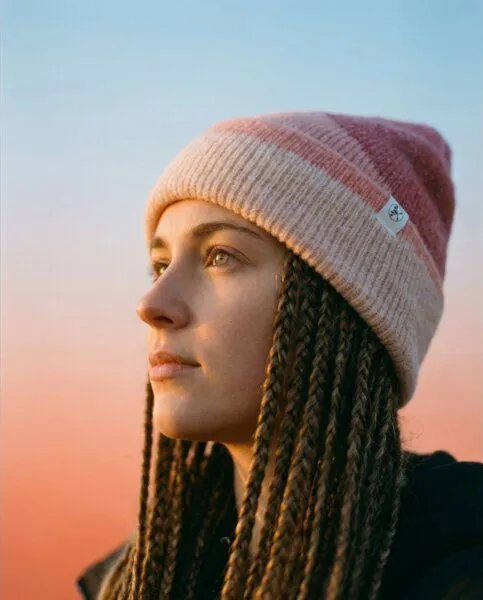 Zeachild Zeachild TidalWave Beanie Unisex aus recyceltem Polyester, Braun, – Produktbild 2 von 4