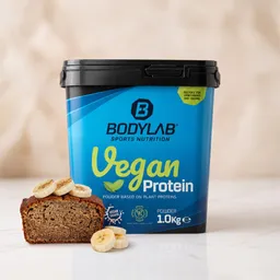 Bodylab24 Vegan Protein - 1000g - Banana Bread – Produktbild 1 von 1