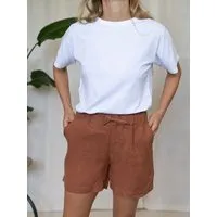 FUXBAU FUXBAU Frauen Leinenshorts, Sienna, – Produktbild 1 von 1