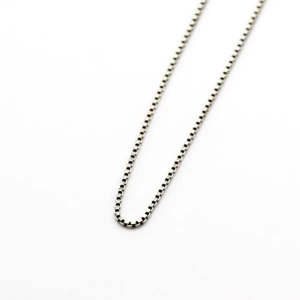 juni juni Choker Venezianerkette rhodiniert 45cm aus recyceltem Silber – Produktbild 1 von 3