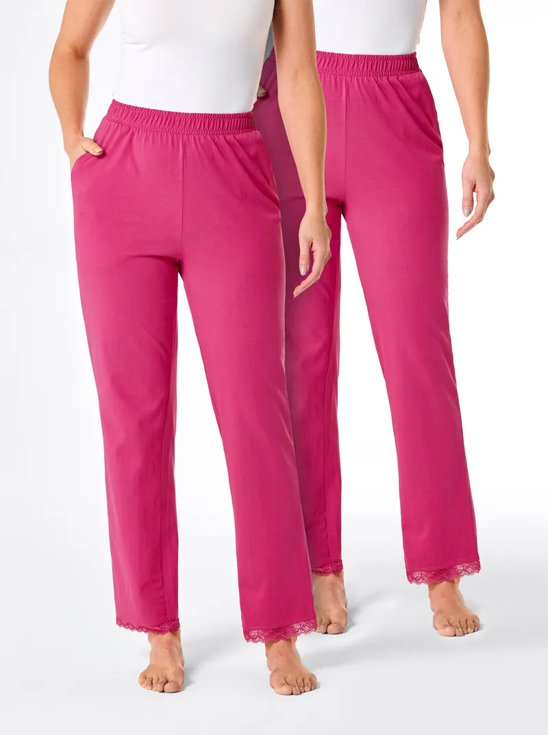 feel good Hosen fuchsia, Fuchsia, – Produktbild 3 von 3