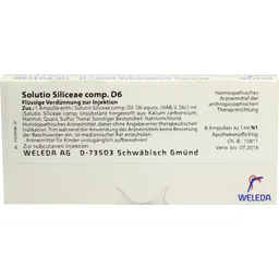Weleda WELEDA SOLUTIO SILICEAE comp.D 6 Ampullen 8X1 ml Ampullen – Produktbild 1 von 1