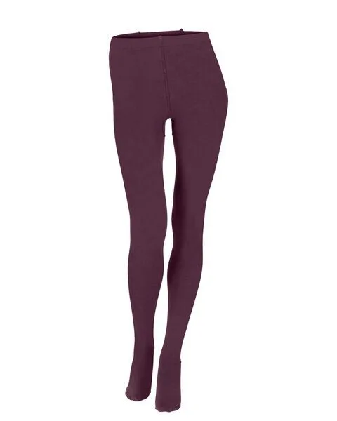 grödo grödo Damen Fein Strumpfhose Blickdicht Bio Baumwolle mit Elasthan, Brombeer, – Produktbild 1 von 4