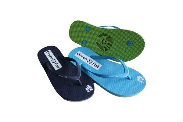 green&fair Green&Fair Kinder phlip phlops, Green, – Produktbild 3 von 7