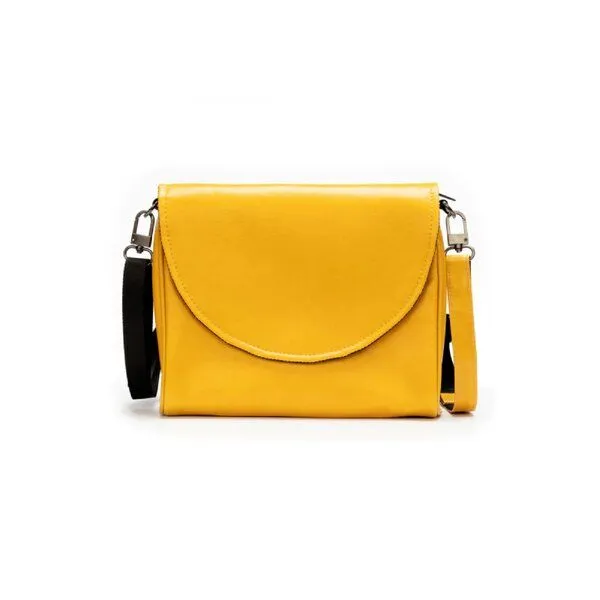 Smateria Smateria IKI Brio Schultertasche, Senf-gelb (gelb), – Produktbild 1 von 3