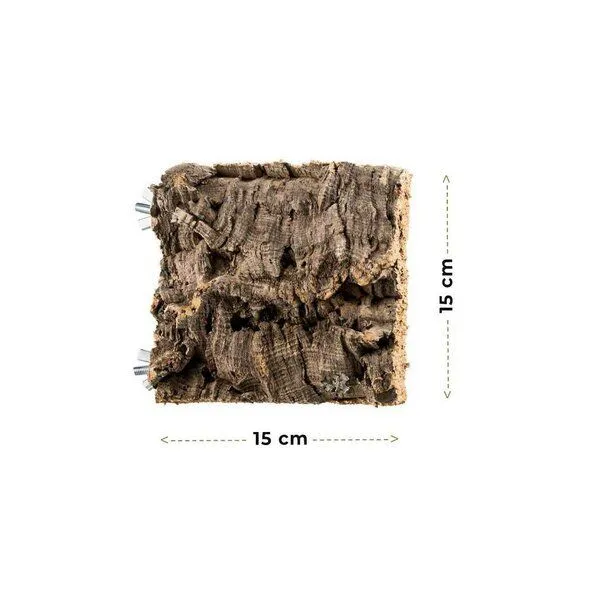 Kork-Deko Kork-Deko Großes Vogel-Sitzbrettchen aus Naturkork-Rinde – Produktbild 2 von 6