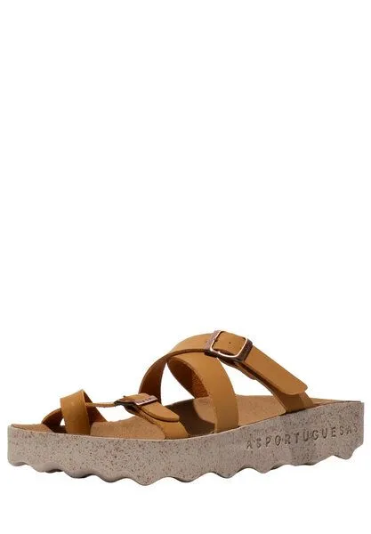 ASPORTUGUESAS ASPORTUGUESAS Damen Sandale Capri, Camel, – Produktbild 1 von 4