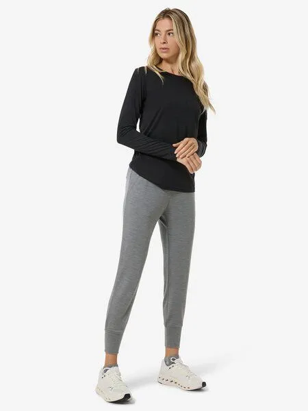Super.Natural Super.Natural W CASUAL RIB BIO J LS für Damen, Merino, Jet black, – Produktbild 4 von 4