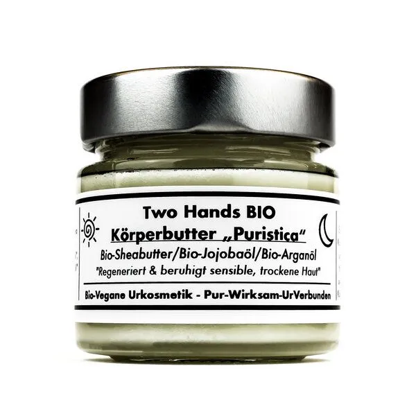 Two Hands BIO Two Hands BIO KörperBalsam „Puristica“ mit Bio-Argan & Bio-Amaranth - für Gesicht & Körper – Produktbild 1 von 2
