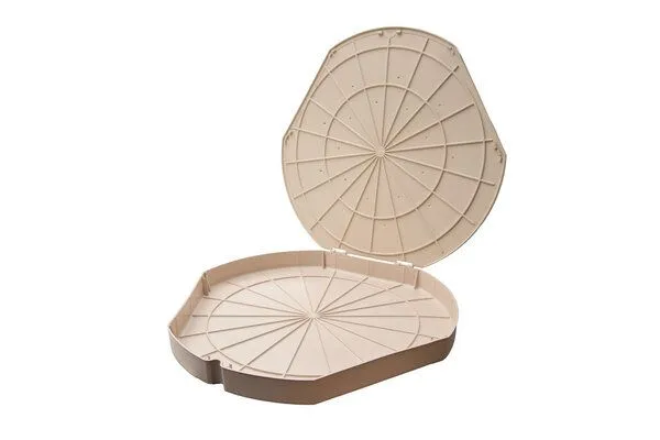 reMAIN reMAIN MAINbox - 5 St. Mehrweg Pizzakarton aus Recyclingmaterial, Creme, – Produktbild 1 von 4