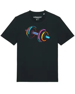 watapparel watapparel T-Shirt Unisex 80s Hantel – Produktbild 1 von 1