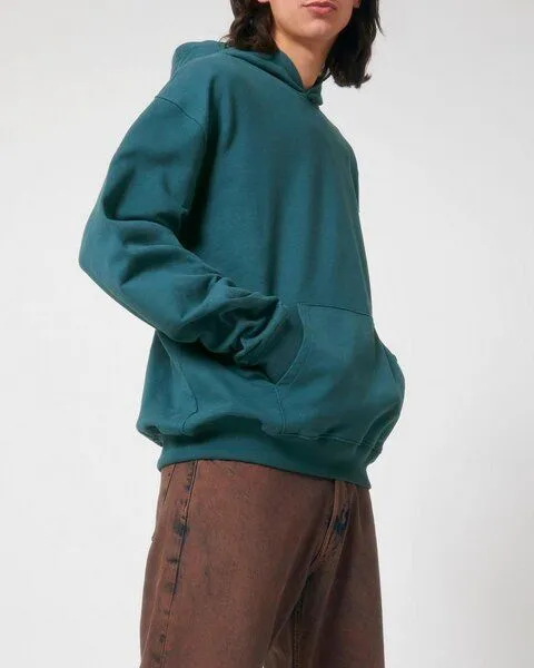 YTWOO YTWOO Oversized Unisex Hoodie mit Kängurutasche, Dry, nachhaltig, Bio-Baumwolle, Sternenblau, – Produktbild 3 von 4