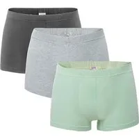 Living Crafts Living Crafts 3er-Pack Bio-Herren-Boxershorts "SAGON", seagrass, Gr. S – Produktbild 1 von 1