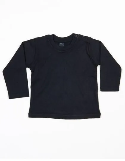 Babybugz Babybugz Baby Langarm Shirt 3 - 24 Monate 200 g/m², Black, – Produktbild 2 von 3