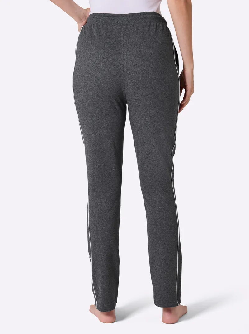 feel good Hose anthrazit-meliert-weiß, Anthrazit-meliert-weiß, – Produktbild 2 von 2