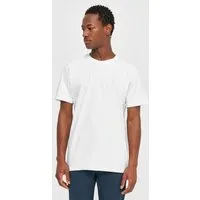 KnowledgeCotton Apparel KnowledgeCotton Apparel T-Shirt LOKE Badge aus Bio-Baumwolle - ROC/GOTS/Vegan, Weiss (bright) white, – Produktbild 1 von 1