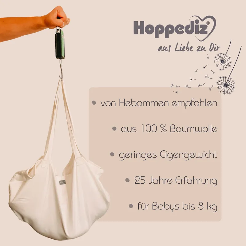 Hoppediz Hoppediz® Baby Wiegetuch für Hängewaagen, Blau, – Produktbild 1 von 1