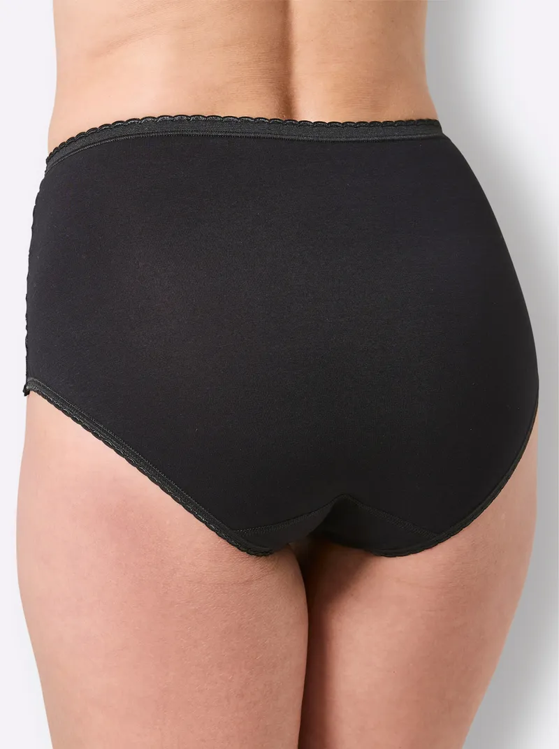wäschepur Taillenslip schwarz, Schwarz, – Produktbild 1 von 3