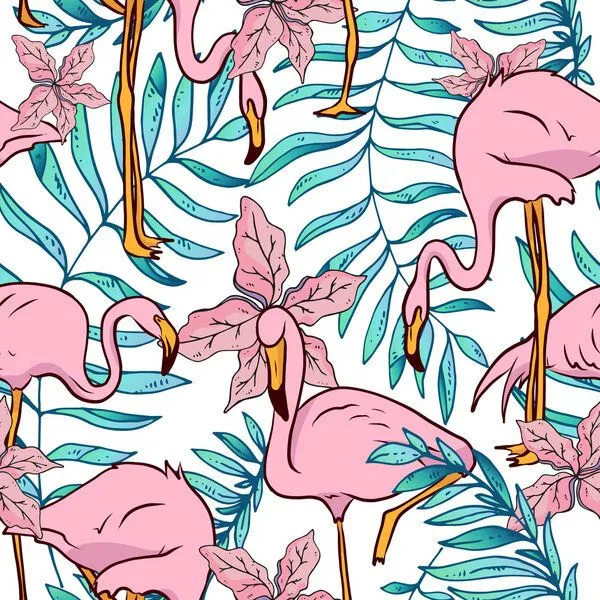 Photocircle Photocircle Poster / Leinwandbild - Boho Flamingo – Produktbild 1 von 1
