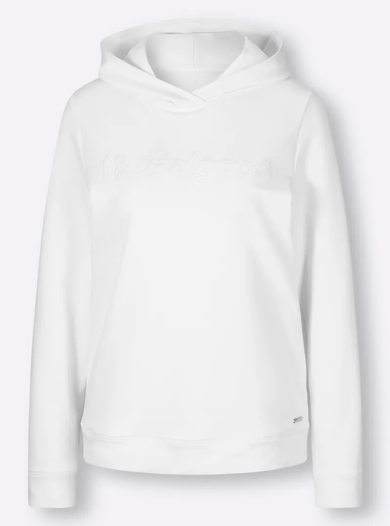 feel good Shirt weiß, Weiß, – Produktbild 2 von 2