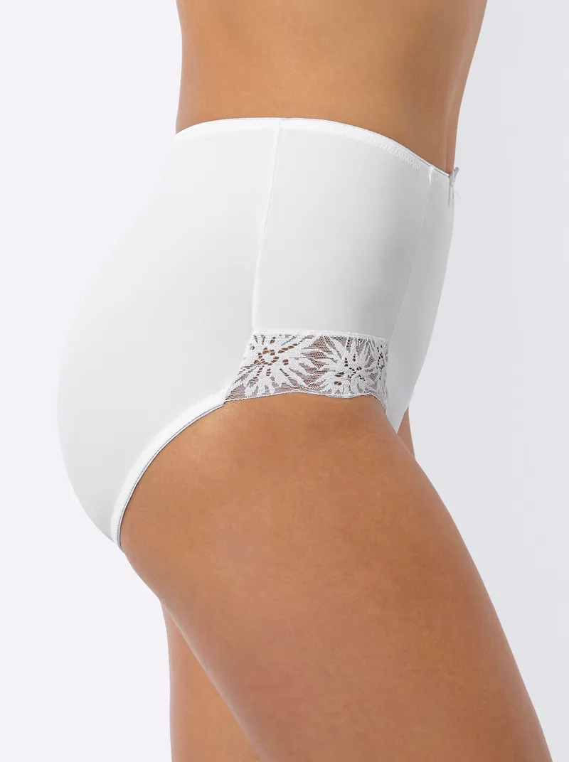 wäschepur Taillenslip 2x weiß, 2x weiß, – Produktbild 3 von 3