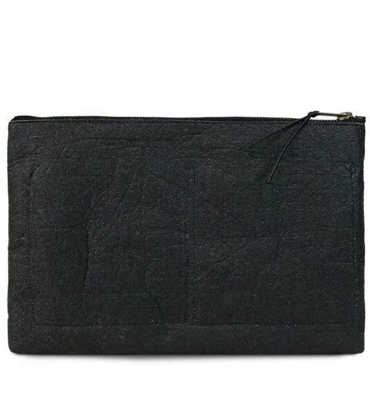 Gary Mash GARY MASH Piñatex® Clutch Handtasche schwarz, Schwarz, – Produktbild 2 von 4