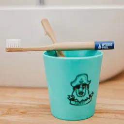 Hydrophil HYDROPHIL Kinder Zahnbürste aus Bambus | Pack | extra weich | blau – Produktbild 1 von 1