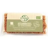 El Puente El Puente Vegane Bio-Sesamriegel mit Schwarzkümmel 3 x 9 g | Fair Trade | Bio-zertifiziert | Vegan | Glutenfrei, Mehrfarbig, – Produktbild 1 von 1