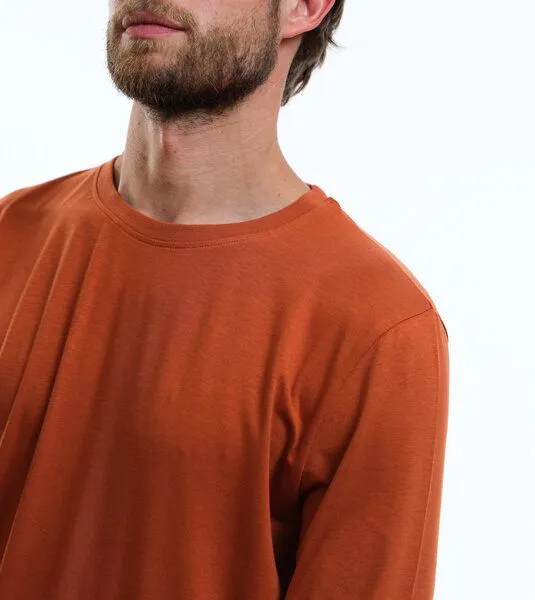 Gary Mash GARY MASH Herren Langarmshirt Scott aus TENCEL Lyocell Mix, Toffee (braun), – Produktbild 4 von 4