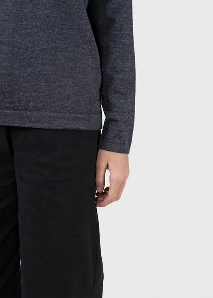 Klitmøller Collective Klitmøller Collective Pullover - Charlotte knit - aus mulesingfreier Merinowolle, Grau (anthrazit), – Produktbild 4 von 4