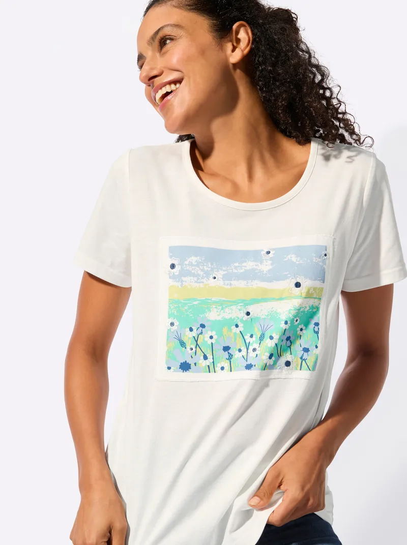 Witt T-Shirt, Ecru, – Produktbild 1 von 2