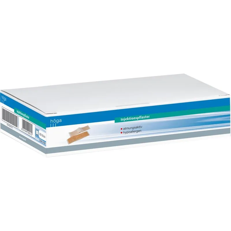 Höga-Pharm INJEKTIONSPFLASTER hypoallergen 1,2x4 cm 200 St Pflaster – Produktbild 1 von 1
