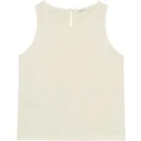 KnowledgeCotton Apparel KnowledgeCotton Apparel Blusentop aus Ecovero und Bio-Leinen, Weiß-egret, – Produktbild 1 von 1