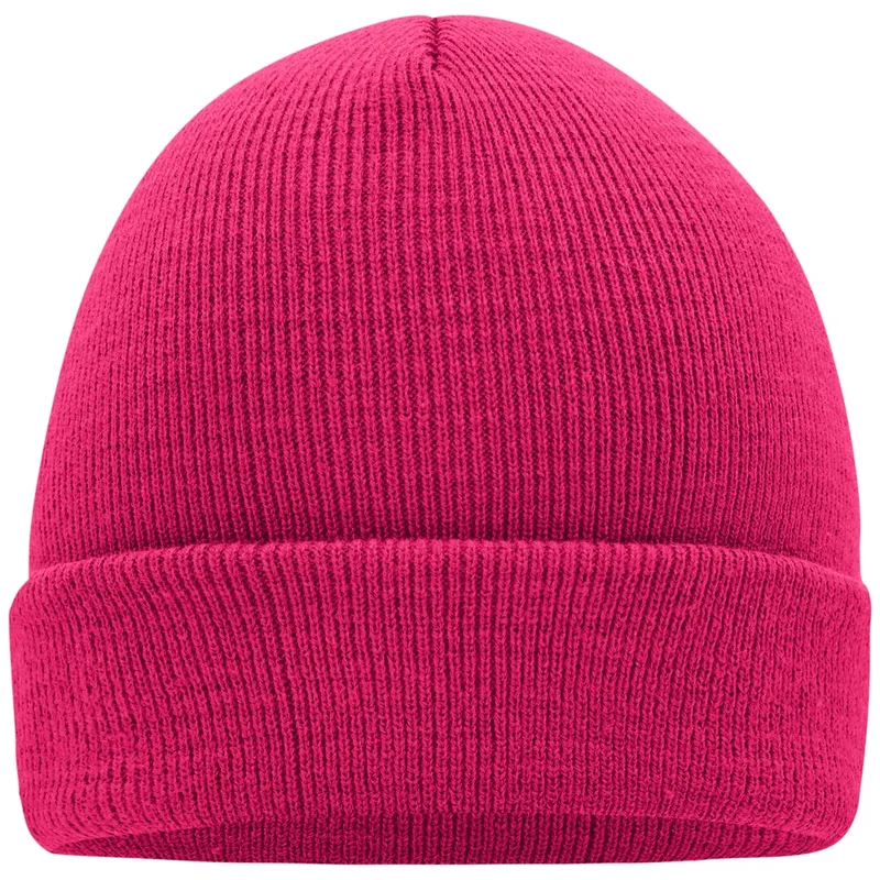 Myrtle Beach myrtle beach Klassische Strickmütze in vielen Farben MB7500 Gr. one size magenta – Produktbild 1 von 1
